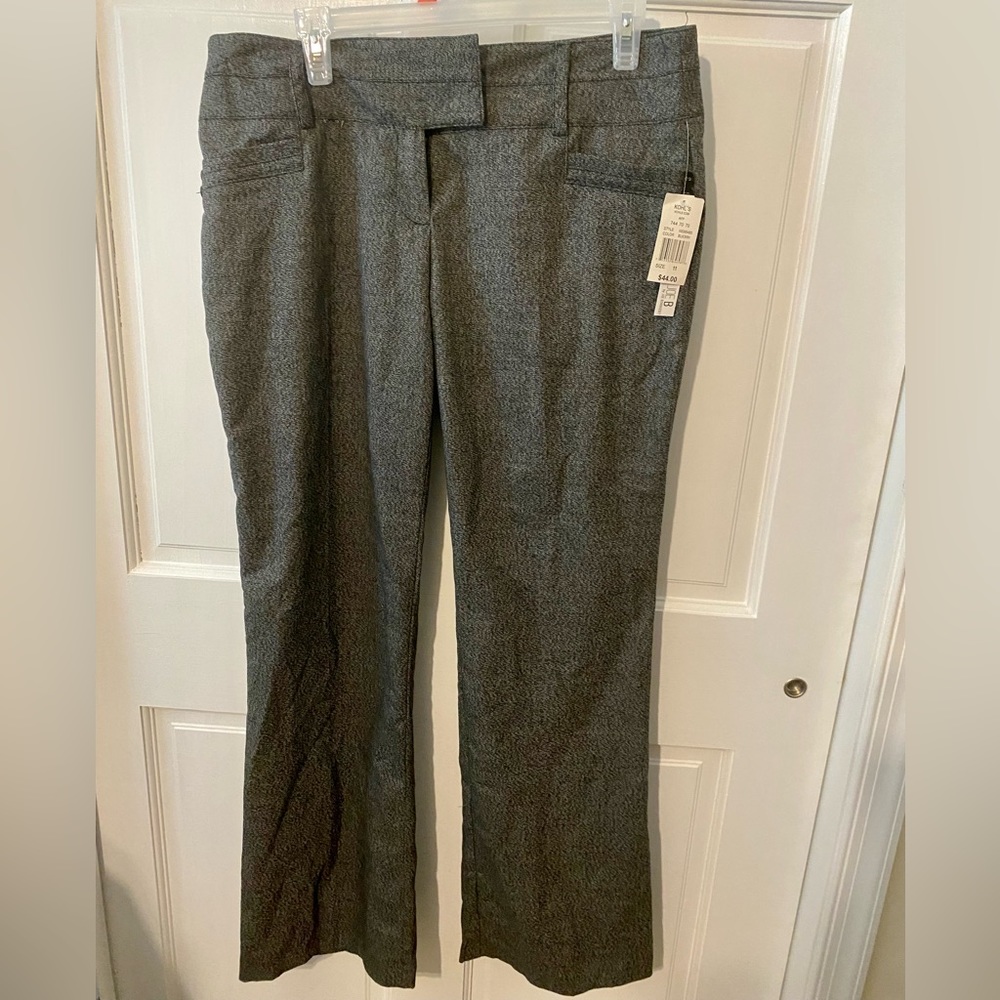 Joe BenBasset Size 11 Black / White Dress Pants NWT